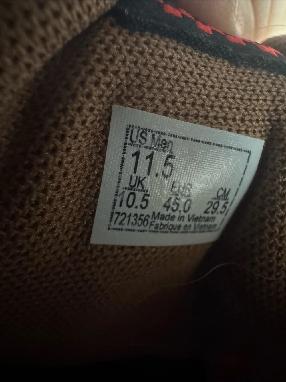 Vans Men's Brown Suede Low-Top Sneakers